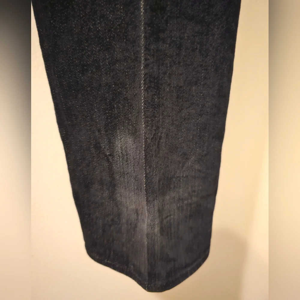 Rock & Republic Women's Berlin Tapered Leg Black Denim USA Jeans Size 30 (33x34)